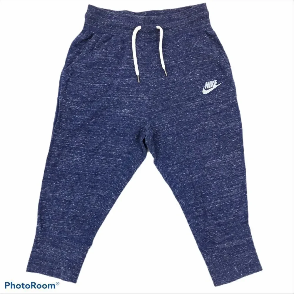 Nike Boys Size Medium Blue cinched‎ leg sweatpants